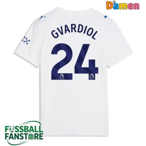 Manchester City Josko Gvardiol #24 Replik 3rd trikot Damen 2026-27 Kurzarm